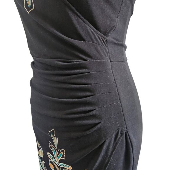 Le Chateau Women's Slip Dress, XXS, Midi Length, Sleeveless V-Neck - Picture 7 of 16